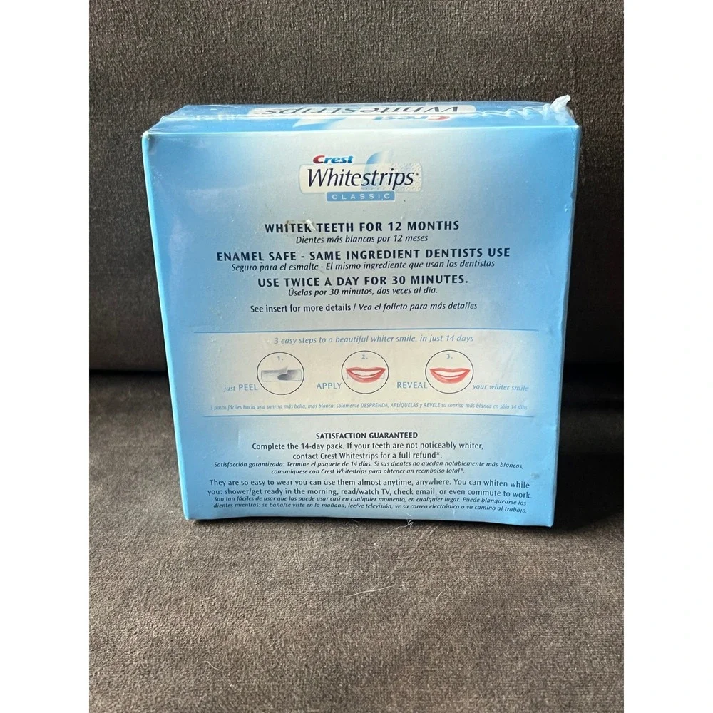 Crest Whitestrips Classic Sealed 56 Strips – Expired 2007 Discontinued Packaging
